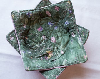 Reversible Pot Holder Microwave Bowl Cozies - Sewing With Reversible Pot Holder Microwave Bowl Cozies - Sewing With