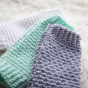 Hand Crocheted Baby Leg Warmers: Soft Acrylic, 6-12 Months