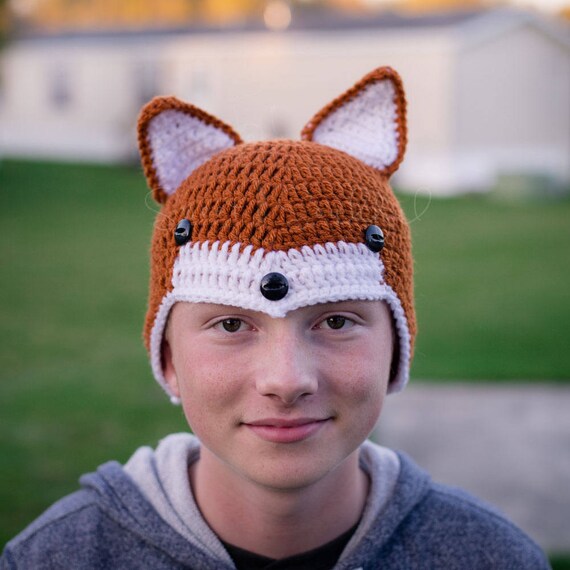 childrens fox hat