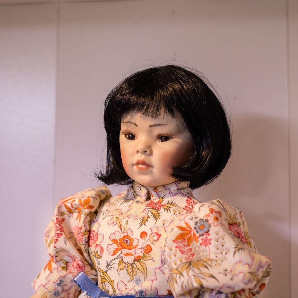 Porcelain Doll Statue Stunning Hand Painted Claire Statue Etsy