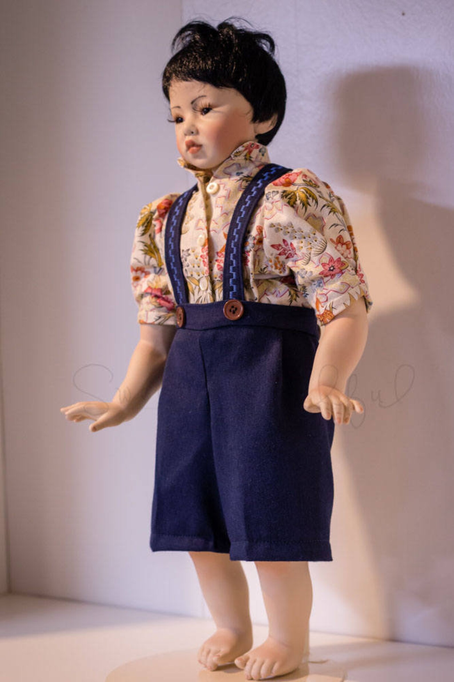 Porcelain Doll Statue Stunning Hand Painted Claire Statue Etsy