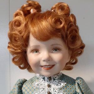 Doll wig Sammy Style, Blonde, Ginger, Brown (Sizes 8-14) acrylic