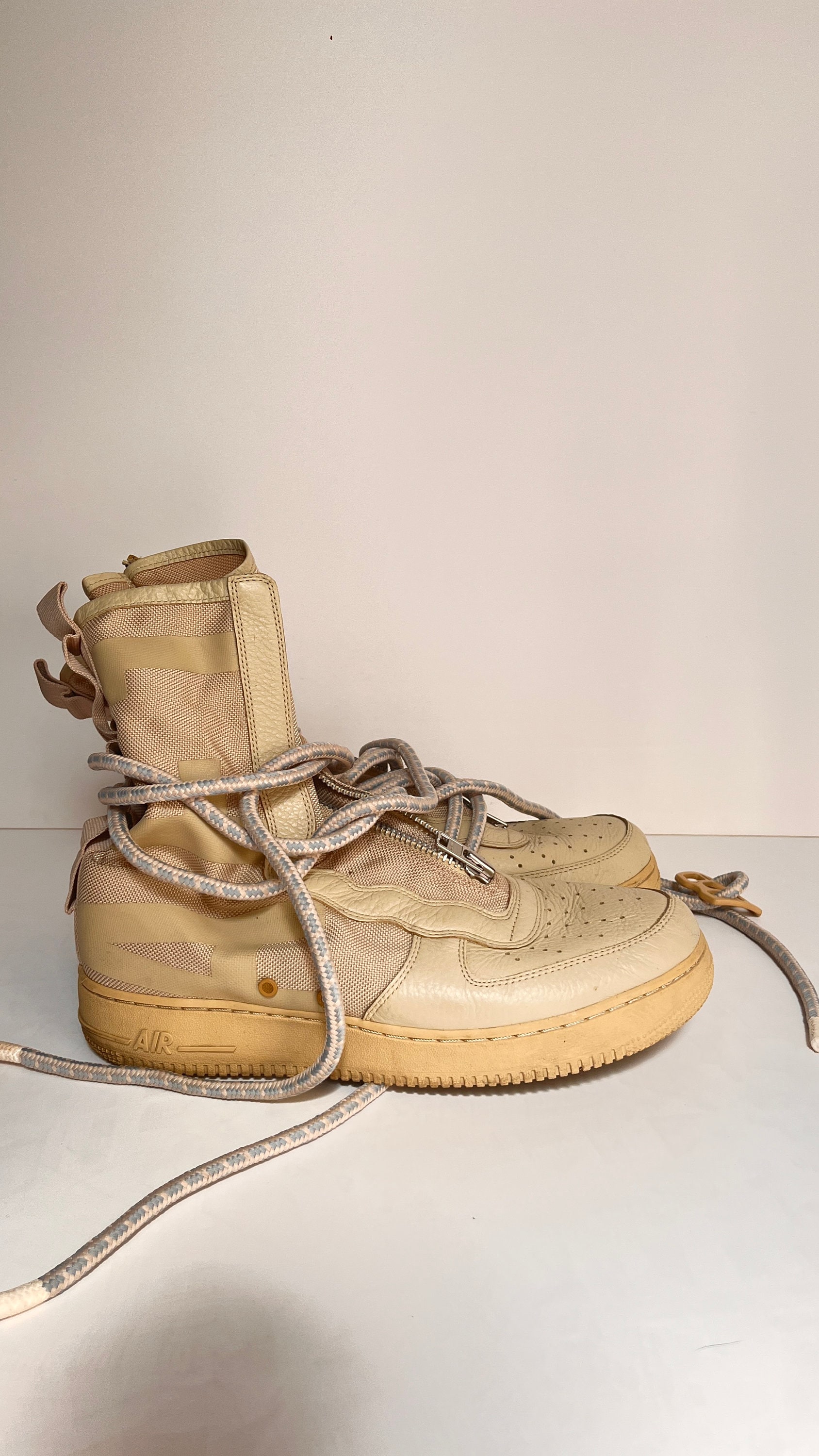nike sf air force 1 high beige