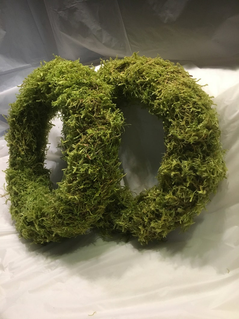 Wreath for front door 210 moss wreaths door decor base Etsy