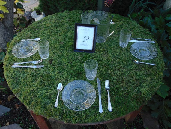22 Wedding moss table runner ideas  moss table runner, wedding, wedding  table