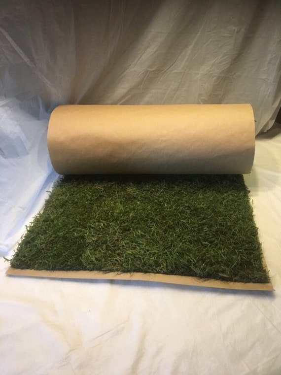 Moss Table Runners 4- 16''X48'' Place setting for wedding, cake table  decor, gift table decor, birthday party decor, birthday party ideas