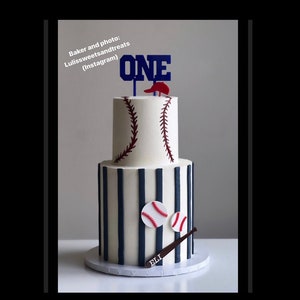 Baseball cake topper, baseball cake charm, acrylic baseball cake decor, acrylic baseball cake topper, baseball birthday decor baseball party