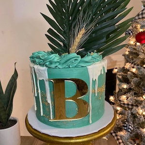Letter Cake Charm, Single Letter Cake Charm Monogram Cake Charm, Initial Cake Charm, Single Initial Cake Charm, acrylic cake charm