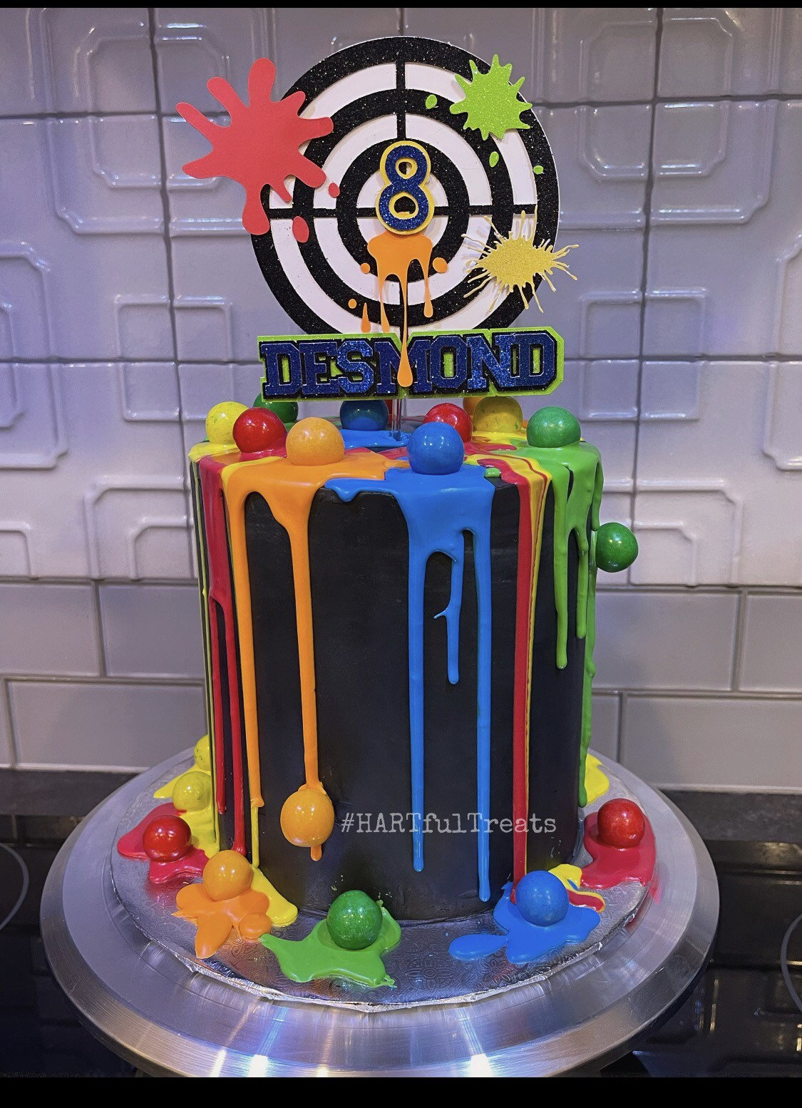 Paintball Cake Topper Paintball Birthday Party Paintball Etsy UK