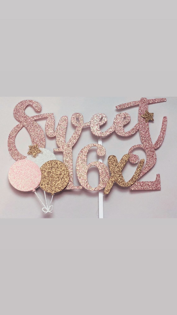 Half Birthday Cake Topper 32nd Birthday Cake Topper Six | Etsy