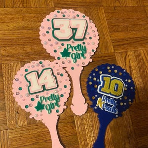 AKA Mirror, sorority mirror, pink and green mirror, crossing gift, custom mirror, handheld personalized mirror, pretty gir pink pastel
