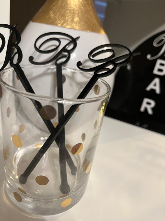 Personalized Drink Stirrers for Wedding