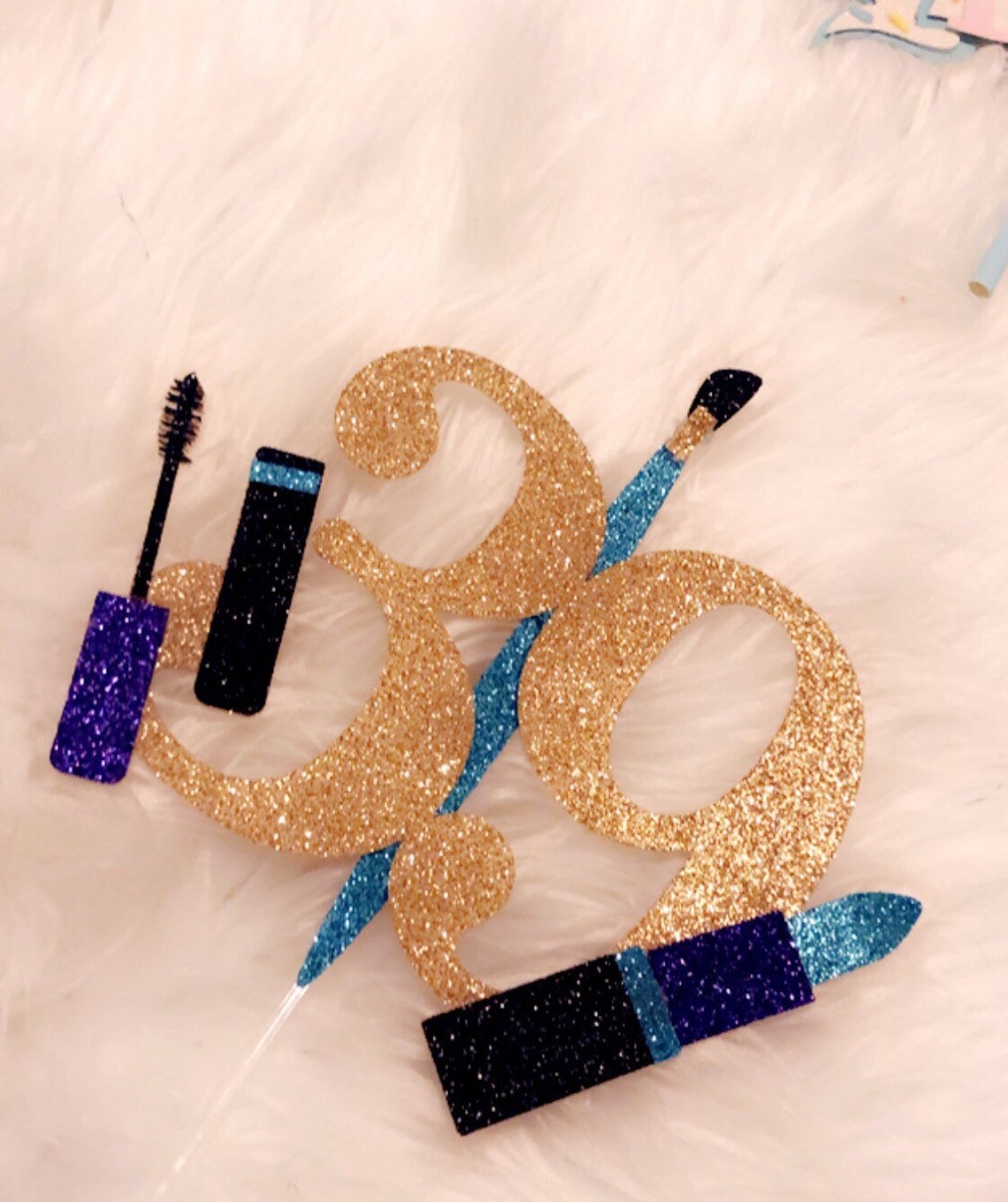 Makeup Cake Topper Makeup Artist Cake Topper MUA Cake Etsy