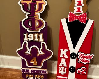Omega Psi Phi Paddle, Kappa Alpha Paddle, Alpha Phi Alpha Paddle ACRYLIC, D9 paddle, Greek paddle, custom paddle, fraternity paddle