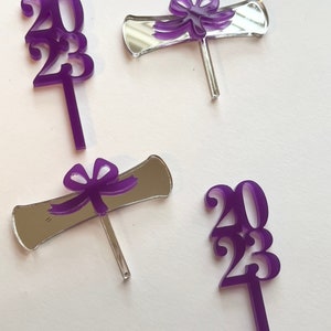Graduation acrylic cupcake toppers, 2025 graduation cupcake toppers, graduation cupcake toppers, 2025 grad, 2025 graduate, graduation decor