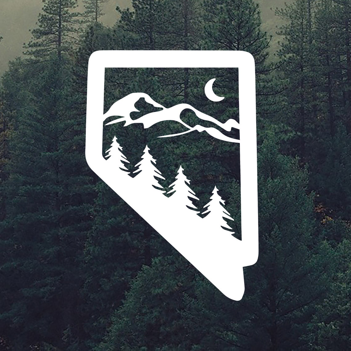 Nevada Vinyl Decal Nevada State Sticker Etsy