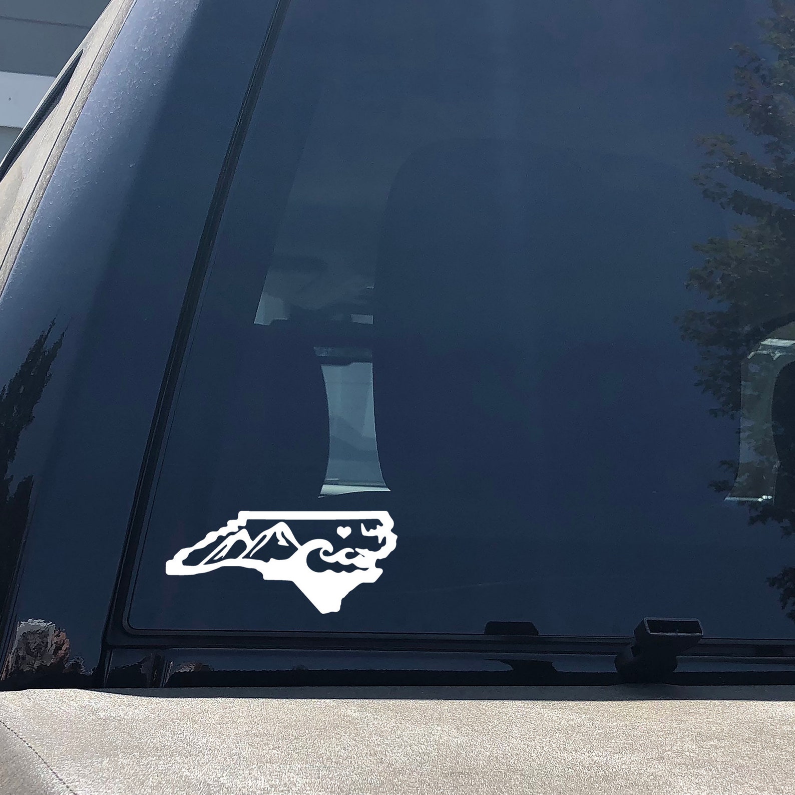 North Carolina Vinyl Decal Bumper Sticker State of North Etsy