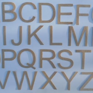 rough stick letters