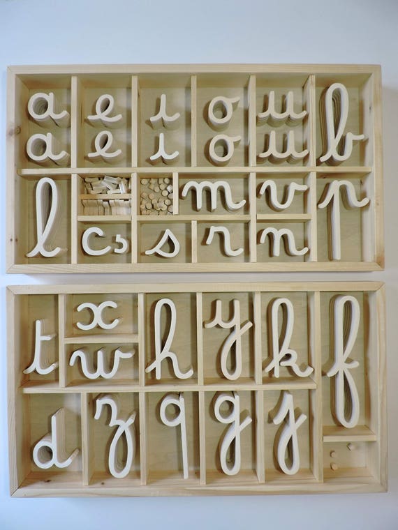 Alphabox Boites Alphabet Mobile Cursif Dumont 155 Lettres Etsy Alphabox Boites Alphabet Mobile Cursif Dumont 155 Lettres Etsy