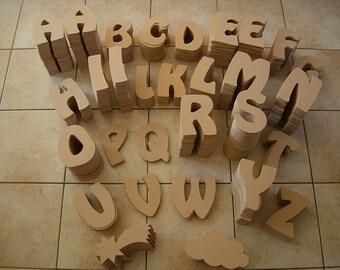 Lettres en bois Harlequin 3mm