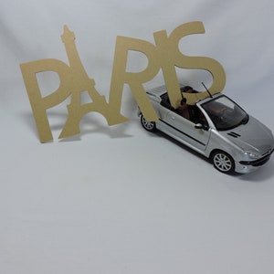 Word Paris for decoration to paint