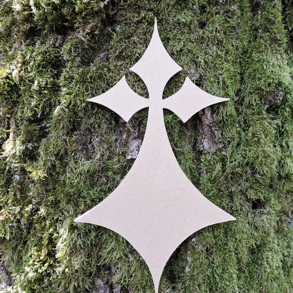 Breton triskel Celtic wooden cross