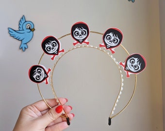 Coco Miguel Day of the Dead geïnspireerde halo-kroon. Oren alternatief. Dia de los muertos hoofdband. Halloween parken hoofdband