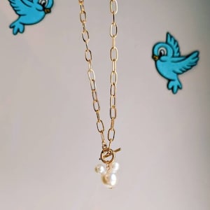 Mickey pearl necklace shop