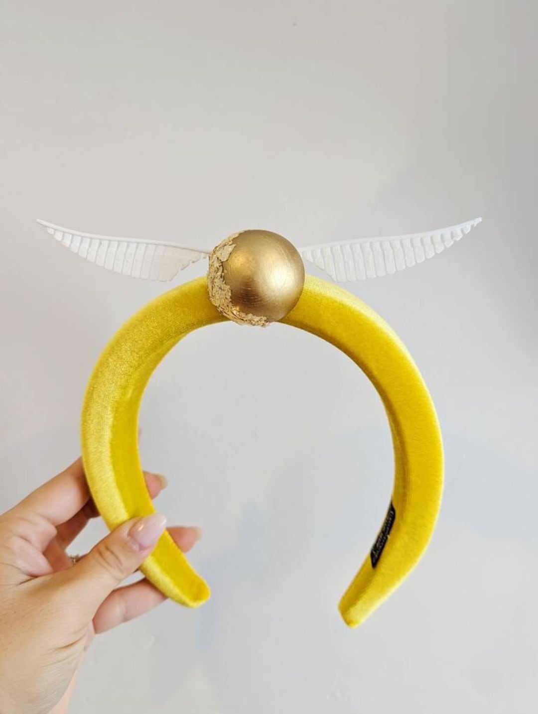 Golden Snitch with REAL Gold Flakes on Your Wizard/witch House Colored