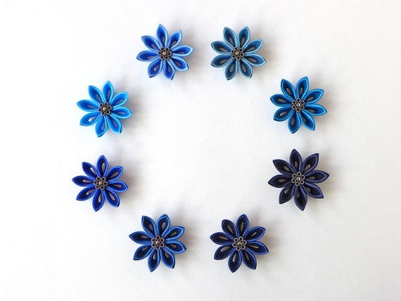 Boutonniere Stick Lapel Tie Pin Brooch /&Sky Blue Flower Men Accessories Gift