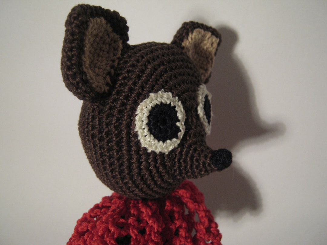 Cute Amigurumi Squirrel Baby Rattle Pdf Pattern Etsy
