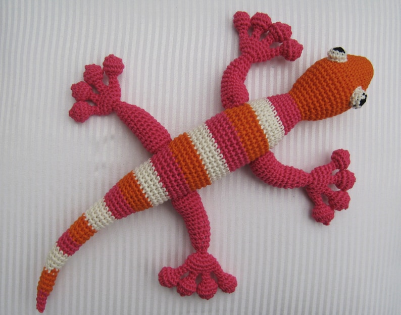 Amigurumi Cute Lizard Gecko Pattern Etsy
