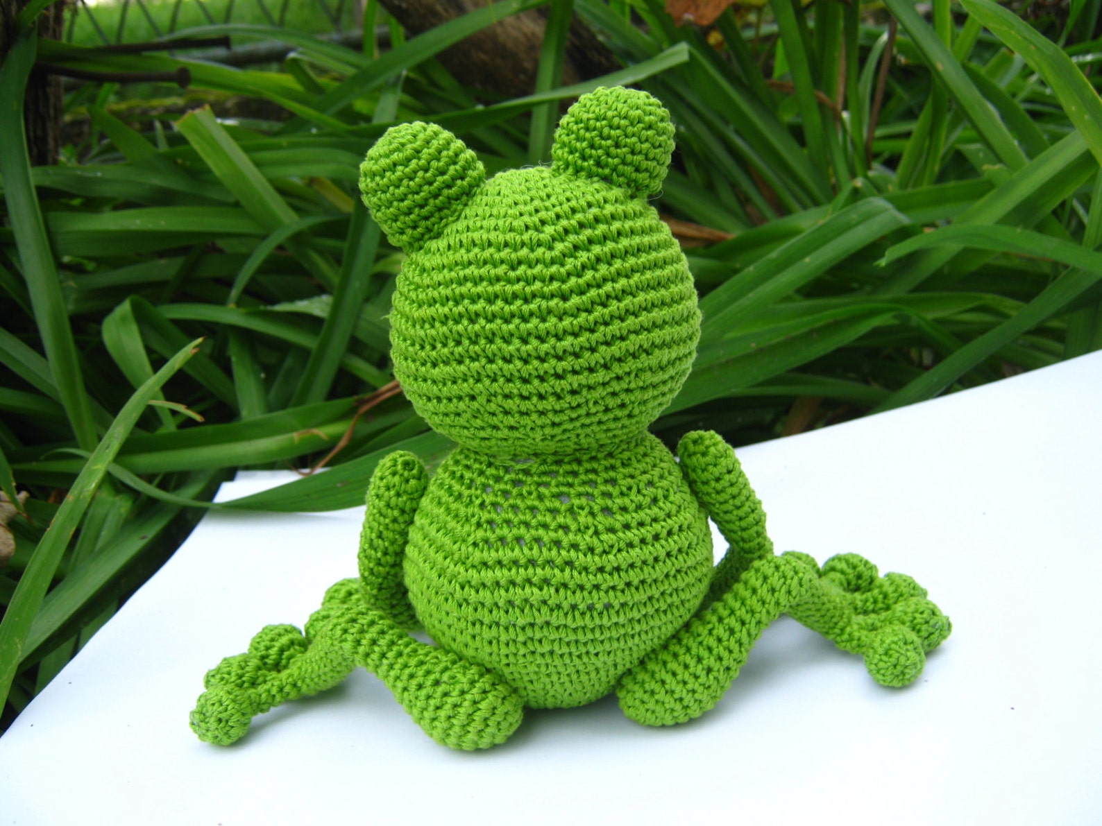 Amigurumi Green Chrochet Frog Pattern Etsy