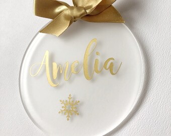 Personnalisé Première 1st Noël dans notre nouvelle Maison Arbre Babiole maison familiale Cadeau
