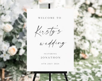 Fun Humour Welcome Sign, Featuring Groom, Featuring Bride, A0 A1 A2 Wedding Sign, Bride's Wedding, Humour Sign