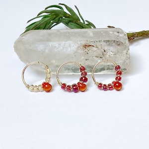 Piercing plaqué or ou acier ch anneau hélix conch nez narine nostril cartilage oreille lobe créole rook perle goutte bohème boucle d’oreille