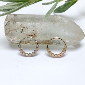 Piercing gold plated or surgical steel, 0.6 mm/22g, 0.8 mm/20g, nose ring, helix, conch, tragus, nostril, minimalist, fine, custom