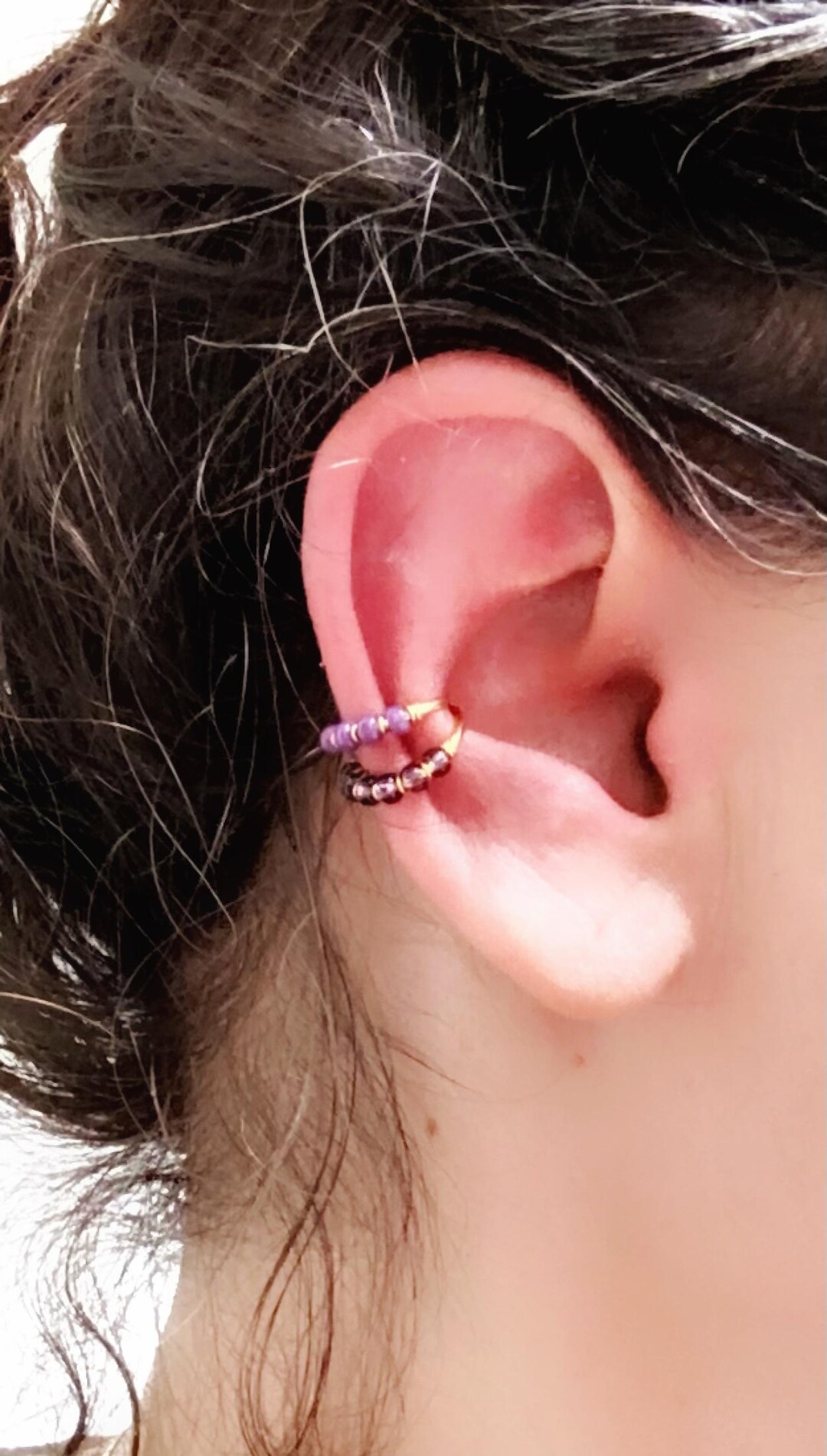 Ear Cuff Boho Minimalist Gold/silver Conch Ring Cartilage Fake Piercing ...