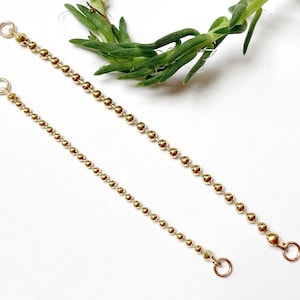Orecchino a sfera bohémien con catena per orecchio personalizzata, elica, conchiglia, lobo superiore, doppia narice, cartilagine, orecchio creolo, gioiello