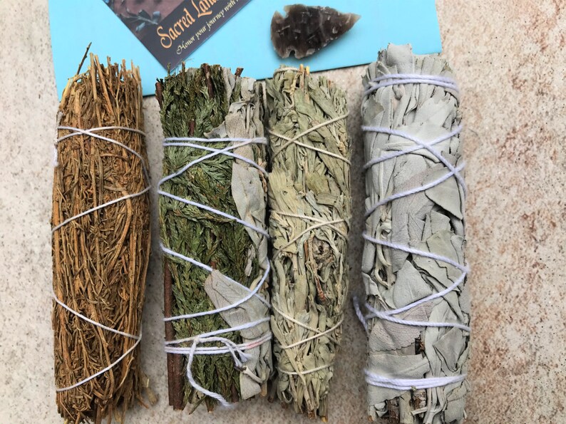 CLEANSE4 Sage Bundle Packca White Sage Desert Blue Sages Etsy