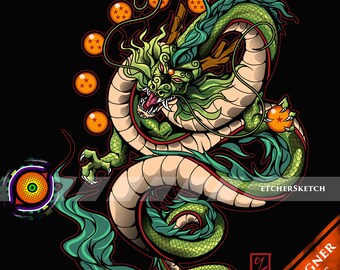 Shenron Dragonball T-shirt Dragon Goku 