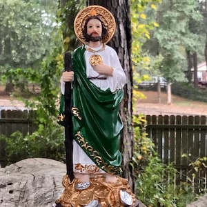 San Judas , San Judas Tadeo, Saint Jude the Apostle, Statue of Saint Jude, Gift for Mother’s Day