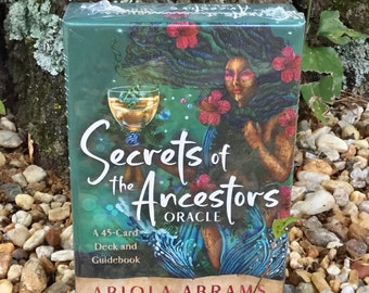Secrets of the Ancestors Oracle Cards, Ancestor Oracle Deck, POV Black Oracle Cards for gift for friend or Mother’s Day Gift