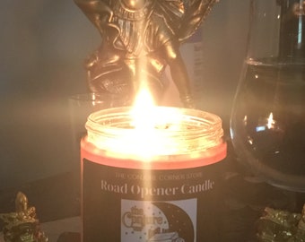 Road Opener Spell Candle,Road Opener Candle, Road Opener Fixed Candle, Road Opener Candle Ritual, Ritual Spell candles, Herb Infused Candles