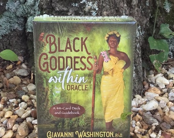 Black Goddess Within Oracle Cards, Oracle Card Decks Black People, Melanated Oracle Cards, Black Oracle Cards, Gift for a Friend,mothers day