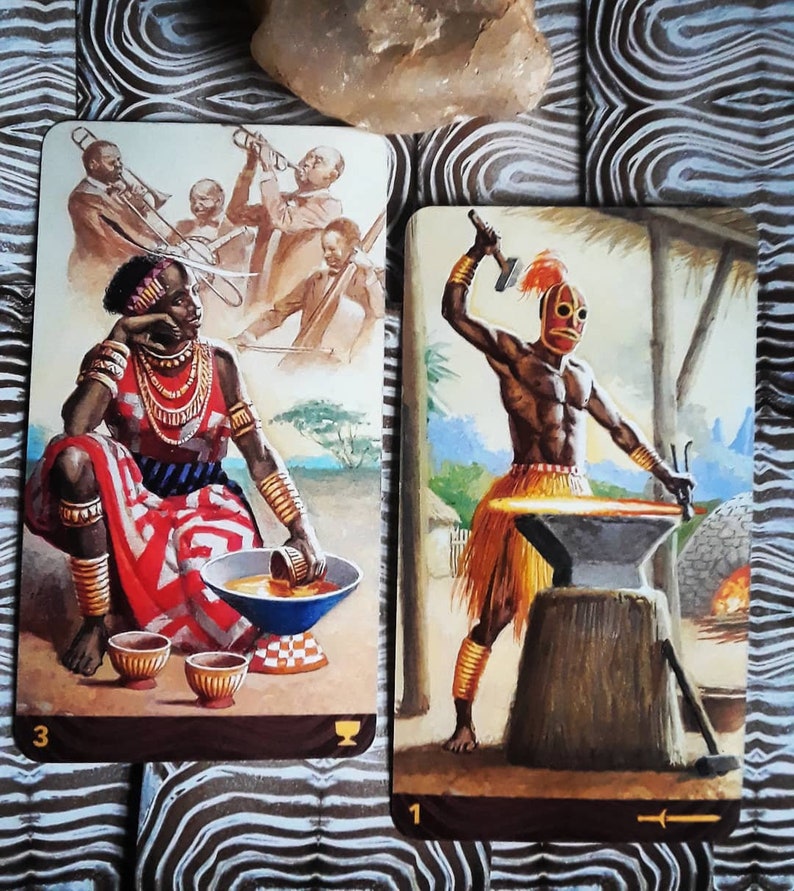 The African American Tarot Black Tarot Decks Black Tarot Etsy
