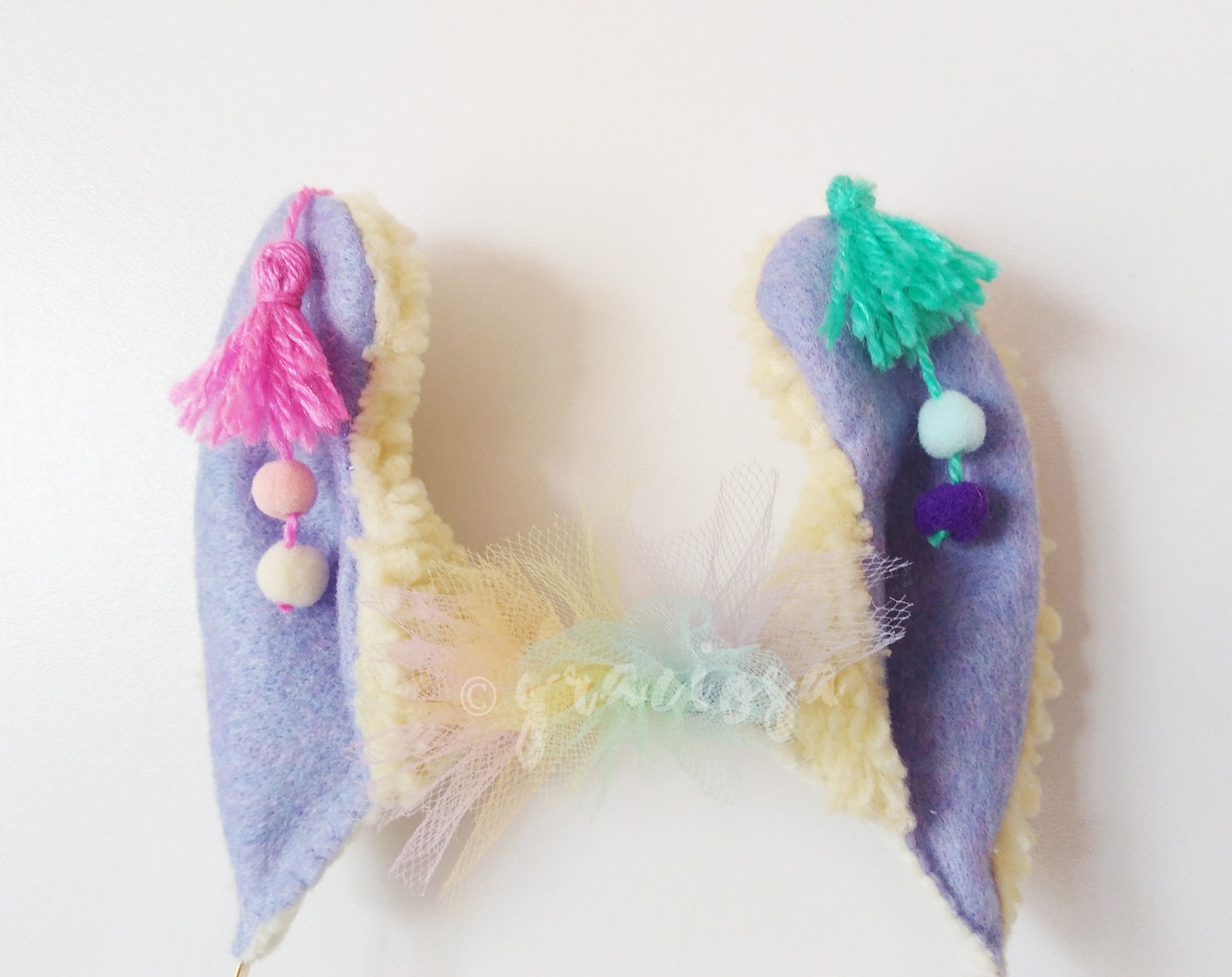 Lavender Llama Ears Headband | Etsy