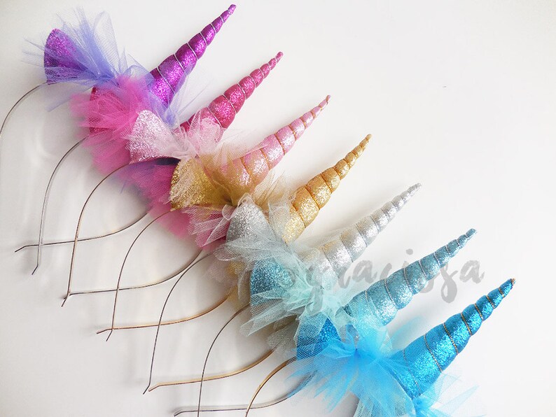 Sparkle Unicorn Headbands Sparkle Unicorn Party Pack Bulk Etsy