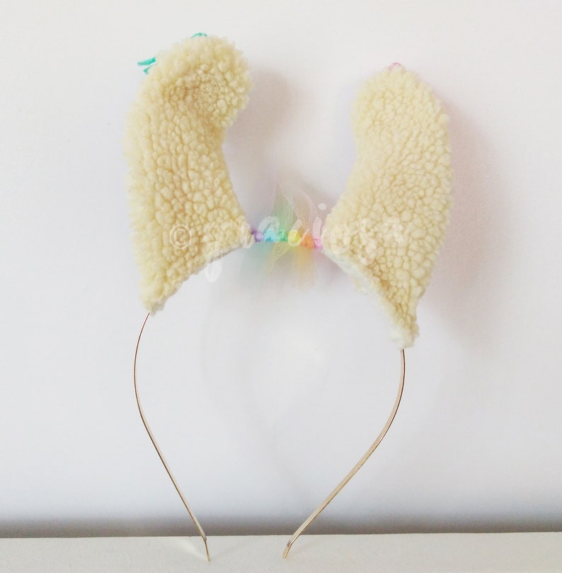Lavender Llama Ears Headband | Etsy