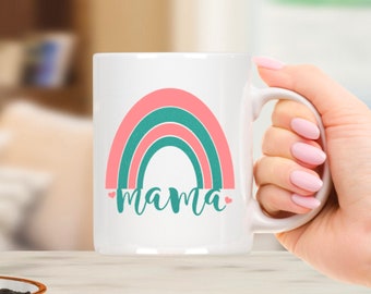 Mama, Rainbow, Sticker, Car Decal, Mom Decal, Tumbler Decal, Vinyl Decal, Mother's Day Gift